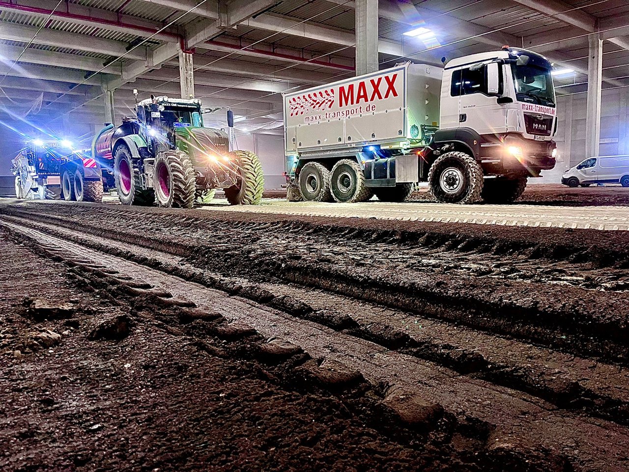 Bodenstabilisierung mit MAXX Transport